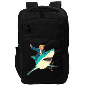 Trump Rides A Shark Trump Shark Impact Tech Backpack