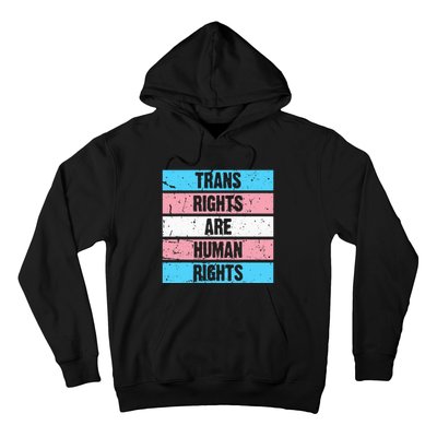 Tran Rights Are Human Rights Lgbt Flag Gay Hoodie