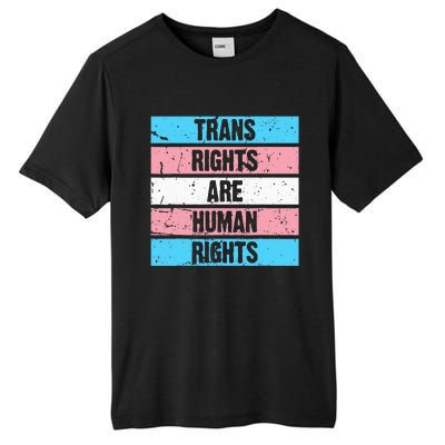 Tran Rights Are Human Rights Lgbt Flag Gay Tall Fusion ChromaSoft Performance T-Shirt