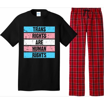 Tran Rights Are Human Rights Lgbt Flag Gay Pajama Set