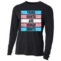 Tran Rights Are Human Rights Lgbt Flag Gay Cooling Performance Long Sleeve Crew