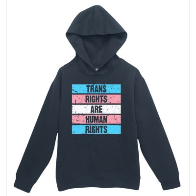 Tran Rights Are Human Rights Lgbt Flag Gay Urban Pullover Hoodie