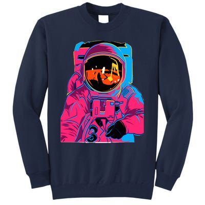 Trippy Rainbow Astronaut Tall Sweatshirt