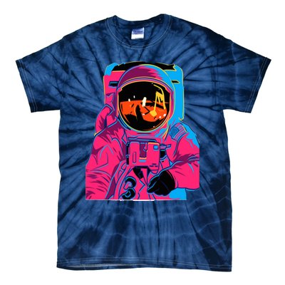 Trippy Rainbow Astronaut Tie-Dye T-Shirt