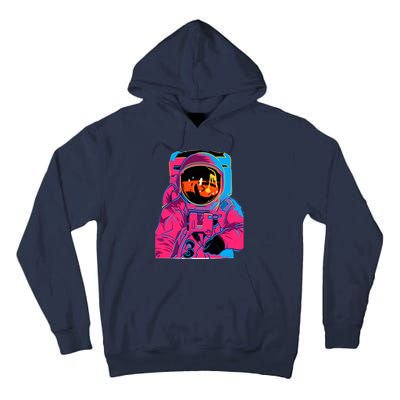 Trippy Rainbow Astronaut Tall Hoodie