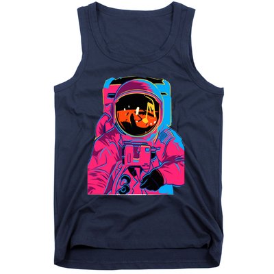 Trippy Rainbow Astronaut Tank Top