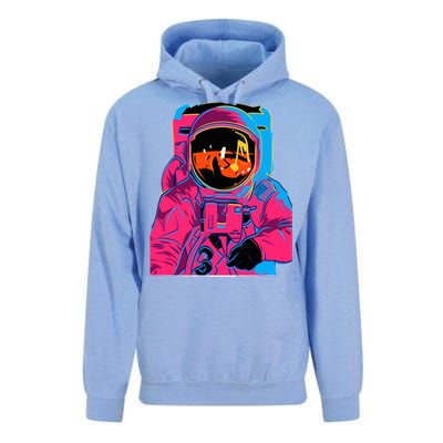 Trippy Rainbow Astronaut Unisex Surf Hoodie