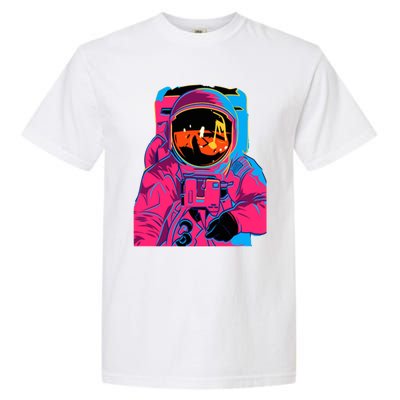 Trippy Rainbow Astronaut Garment-Dyed Heavyweight T-Shirt