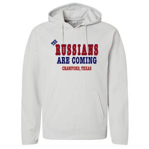 The Russians Are Coming Crawford Texas Performance Fleece Hoodie