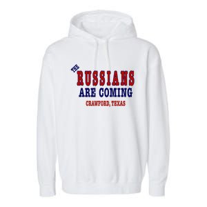 The Russians Are Coming Crawford Texas Garment-Dyed Fleece Hoodie