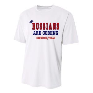 The Russians Are Coming Crawford Texas Performance Sprint T-Shirt