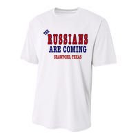 The Russians Are Coming Crawford Texas Performance Sprint T-Shirt