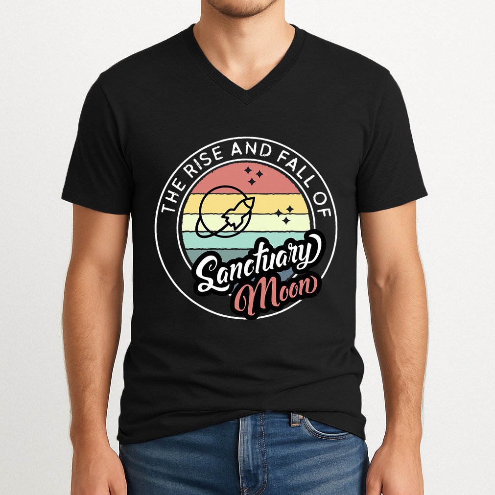 The Rise And Fall Of Sanctuary Moon V-Neck T-Shirt