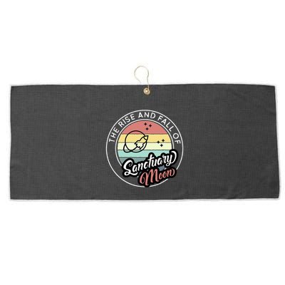 The Rise And Fall Of Sanctuary Moon Large Microfiber Waffle Golf Towel