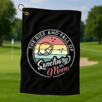 The Rise And Fall Of Sanctuary Moon Golf Towel