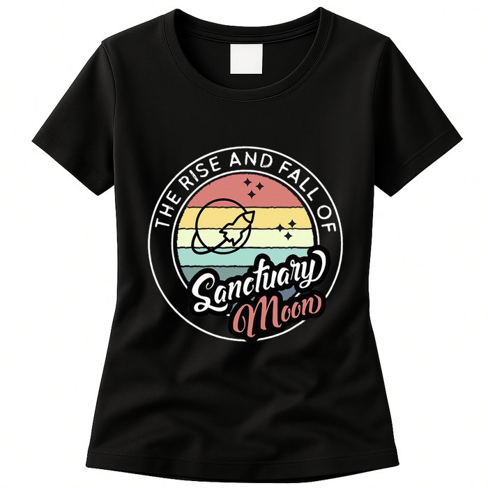 The Rise And Fall Of Sanctuary Moon Womens T-Shirt