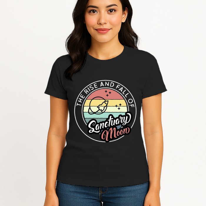 The Rise And Fall Of Sanctuary Moon Womens T-Shirt