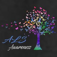 Tree Ribbon ALS Awareness Cool Comfort Performance Bucket Hat