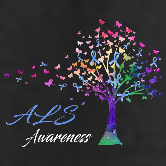 Tree Ribbon ALS Awareness Cool Comfort Performance Bucket Hat