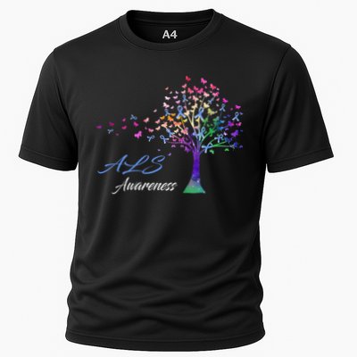 Tree Ribbon ALS Awareness Performance Shirt