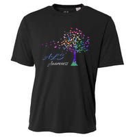 Tree Ribbon ALS Awareness Cooling Performance Crew T-Shirt