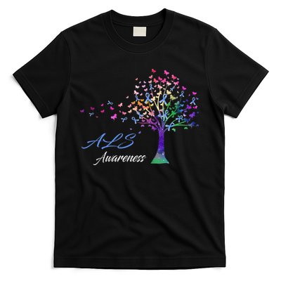 Tree Ribbon ALS Awareness T-Shirt