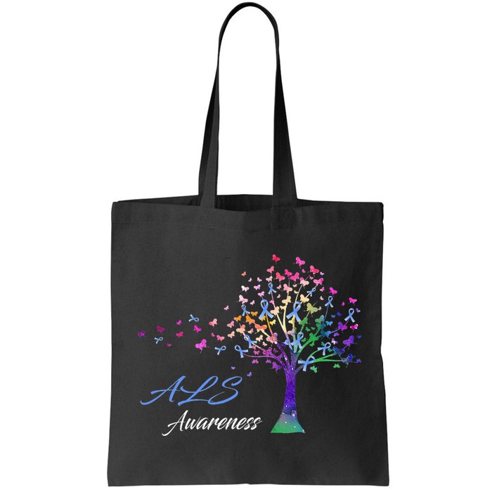Tree Ribbon ALS Awareness Bag