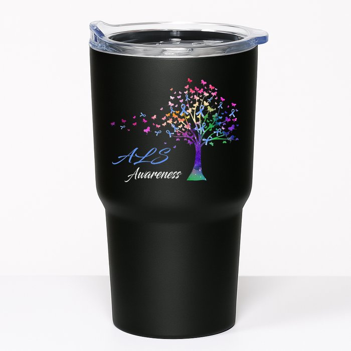 Tree Ribbon ALS Awareness Tumbler