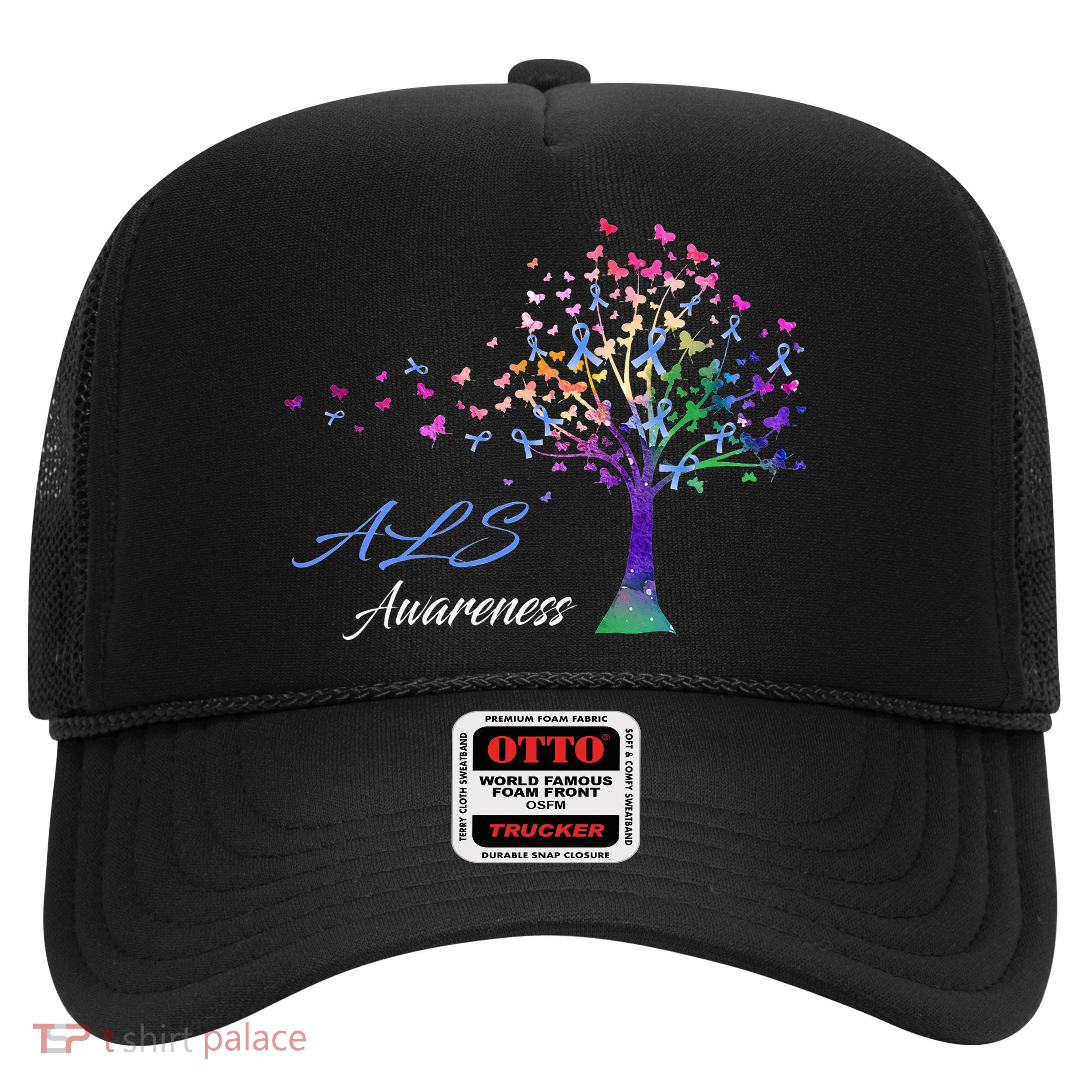 Tree Ribbon ALS Awareness Trucker Hat