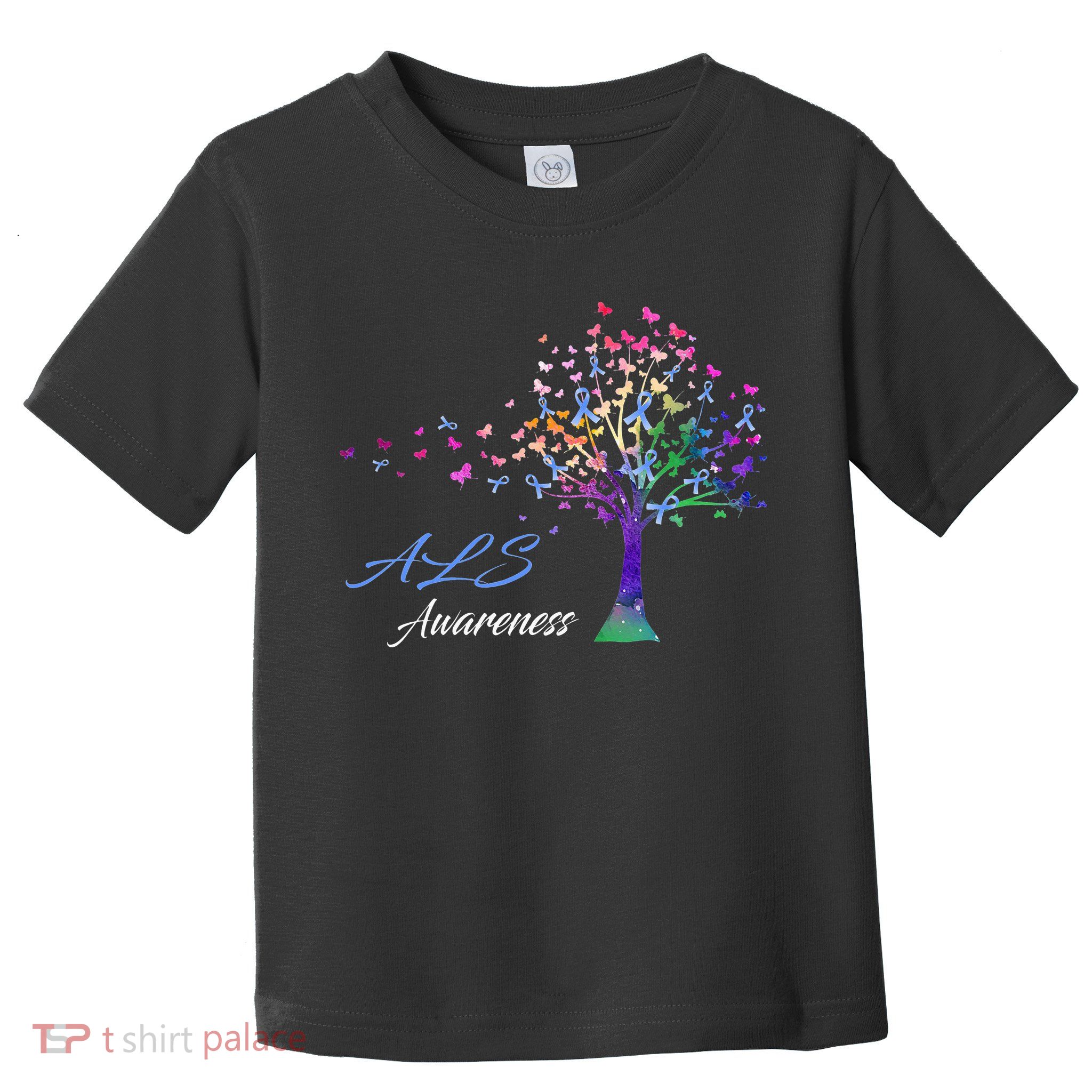 Tree Ribbon ALS Awareness Toddler T-Shirt