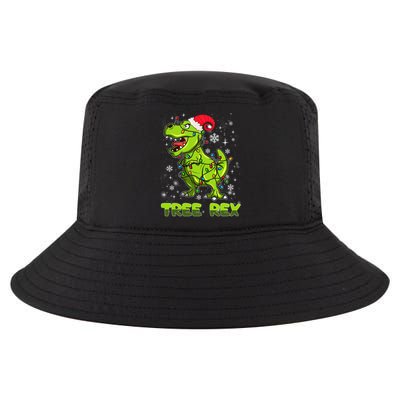 Tree Rex Animal Pun Funny Dinosaur Christmas Pajama Great Gift Cool Comfort Performance Bucket Hat