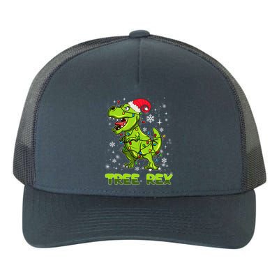 Tree Rex Animal Pun Funny Dinosaur Christmas Pajama Great Gift Yupoong Adult 5-Panel Trucker Hat