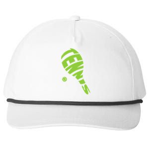 Tennis Racket And Tennis Ball Tennis Graphic Gift Snapback Five-Panel Rope Hat