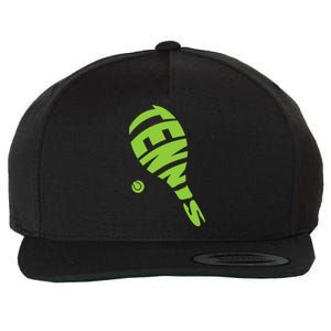 Tennis Racket And Tennis Ball Tennis Graphic Gift Wool Snapback Cap