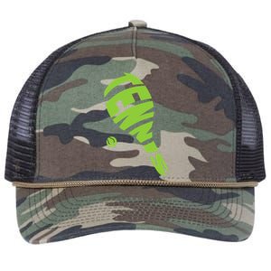 Tennis Racket And Tennis Ball Tennis Graphic Gift Retro Rope Trucker Hat Cap