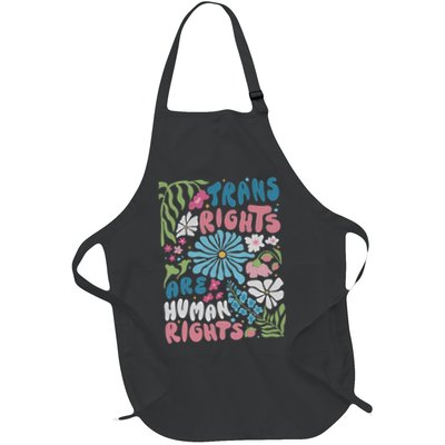 Transg Right Are Human Rights Boho Flower Pride Month Apron
