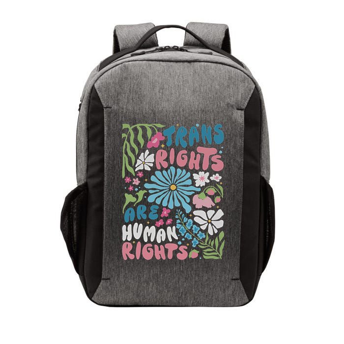 Transg Right Are Human Rights Boho Flower Pride Month Vector Backpack