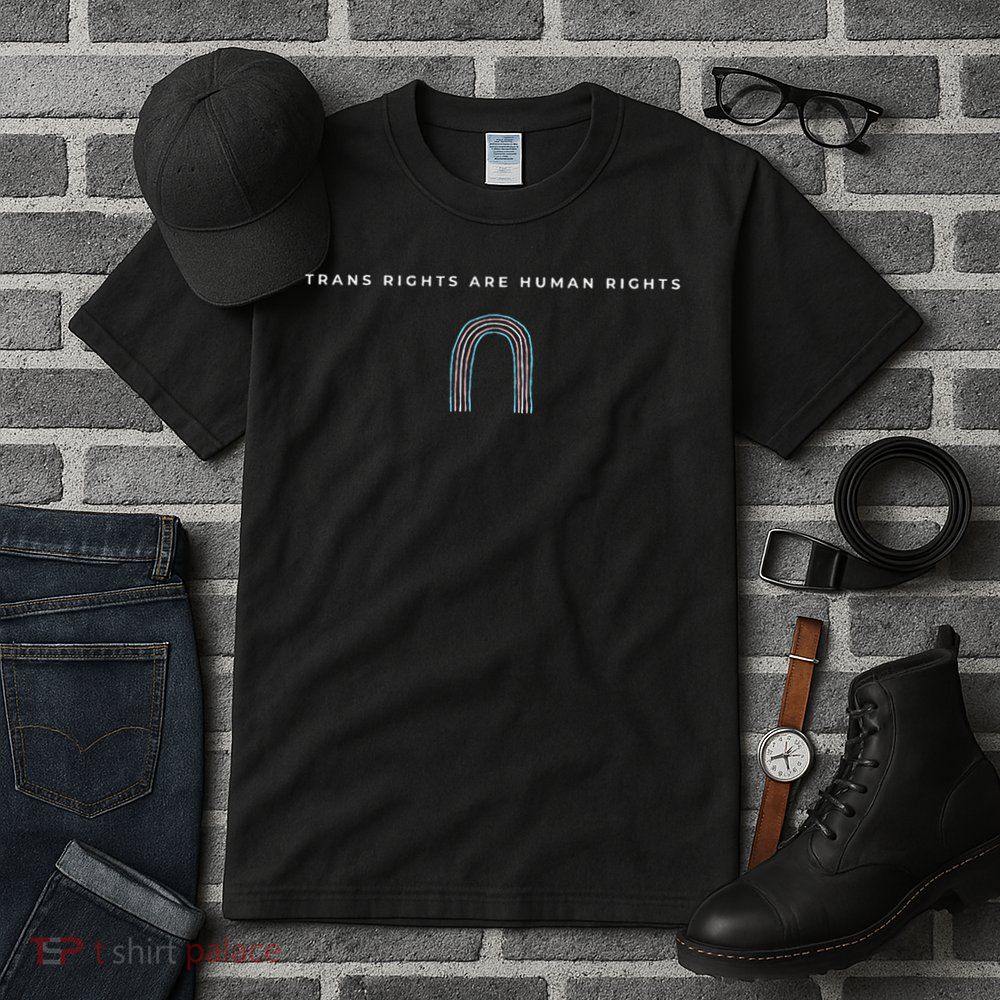 Trans Rights Are Human Rights Subtle Pride Flag Transgender Tall T-Shirt