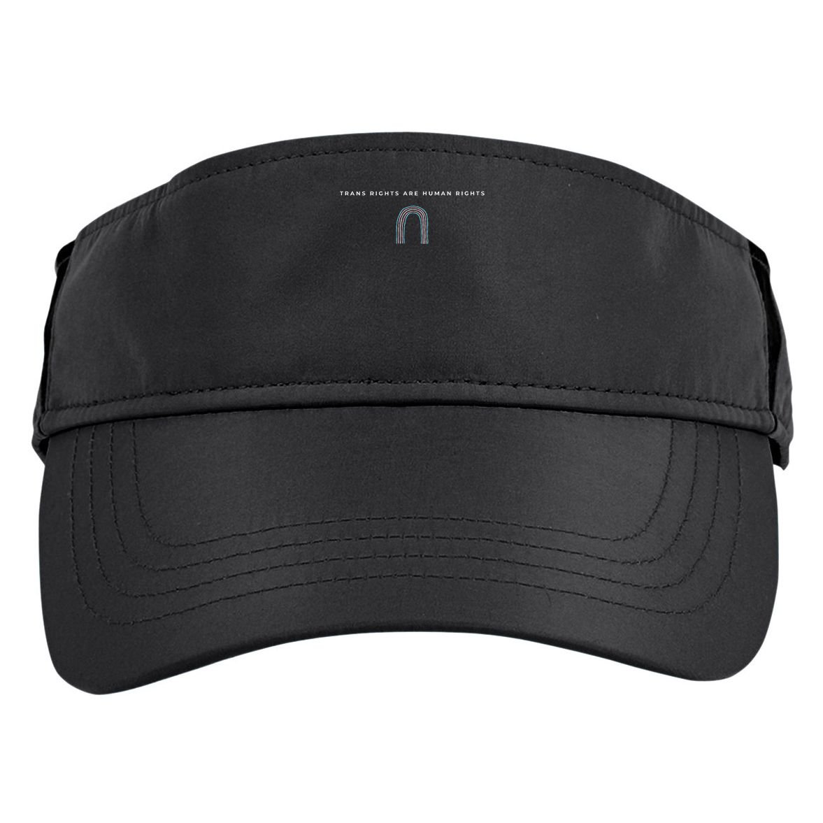 Trans Rights Are Human Rights Subtle Pride Flag Transgender Adult Drive Performance Visor