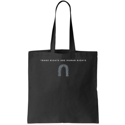 Trans Rights Are Human Rights Subtle Pride Flag Transgender Bag