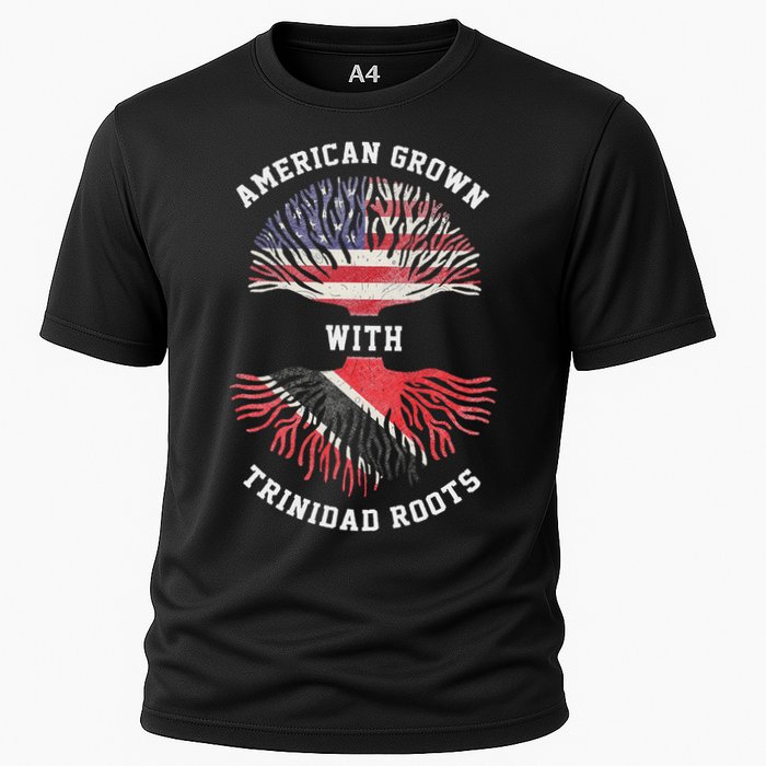 Trinidad Roots American Grown Trinidad Gift Cooling Performance Crew T-Shirt