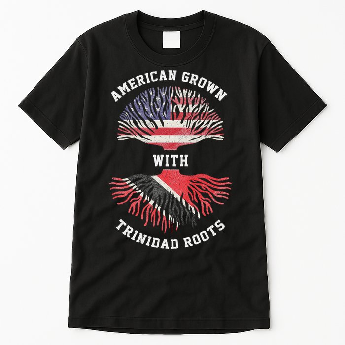 Trinidad Roots American Grown Trinidad Gift Tall T-Shirt