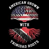 Trinidad Roots American Grown Trinidad Gift Tall T-Shirt