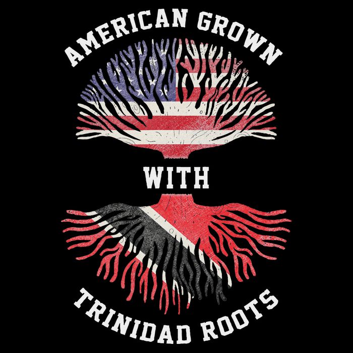 Trinidad Roots American Grown Trinidad Gift Tall T-Shirt