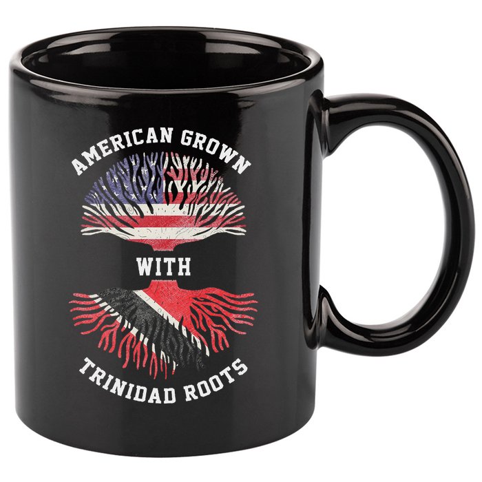 Trinidad Roots American Grown Trinidad Gift 11oz C Handle Ceramic Mug