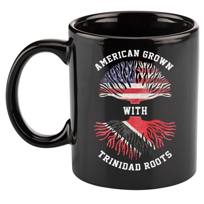 Trinidad Roots American Grown Trinidad Gift 11oz C Handle Ceramic Mug
