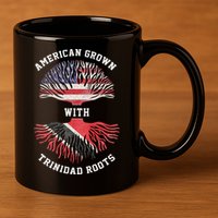 Trinidad Roots American Grown Trinidad Gift 11oz C Handle Ceramic Mug