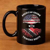 Trinidad Roots American Grown Trinidad Gift 11oz C Handle Ceramic Mug