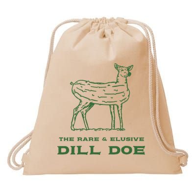 The Rare And Elusive Dill Doe Drawstring Bag