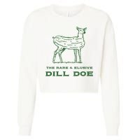 The Rare And Elusive Dill Doe Cropped Pullover Crew